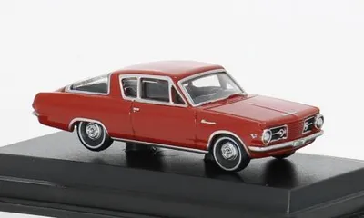 Produktbild von Oxford OXF87PB65002 - 1/87 / Plymouth Barracuda, rot, 1965 - Neu