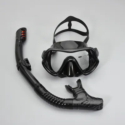 Produktbild von Schnorchelausrüstung mit verstellbarem Riemen für Erwachsene und Jugendliche zum Schnorcheln, Tauchen und Schwimmen
