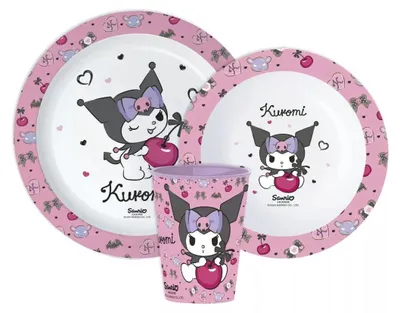 Produktbild von Hello Kitty Kuromi Geschirrset