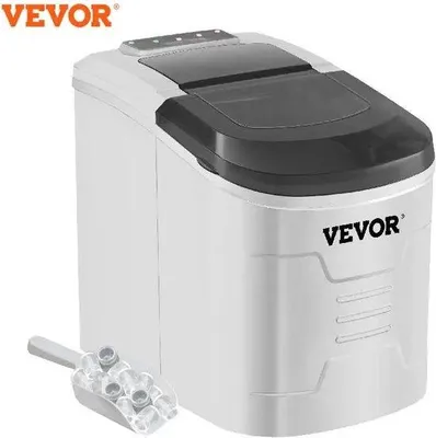 Obrázok produktu pre Stroj na výrobu ľadových kociek – 12 kg – čierny – výroba ľadových kociek