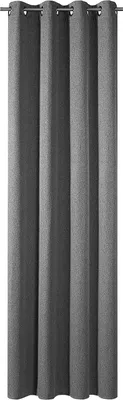 Produktbild von Gerster Ösenschal uni, Blackout 145 cm x 245 cm, grau