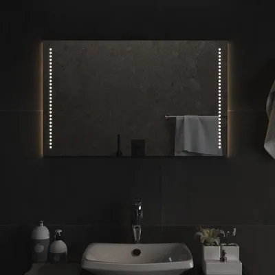 Obrázok produktu pre The Living Store Kúpeľňové zrkadlo LED 80x50 cm