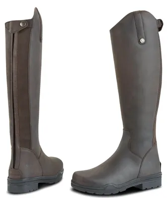 Image de BUSSE Bottes d'équitation Norwich Pure Wool Bottes d'équitation d'hiver marron 40