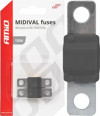 Immagine prodotto di Fusibili per auto MIDIVAL MTA 150A set di 2 AMIO-03481