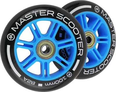 Zdjęcie produktu dla Kółka do hulajnogi MASTER Stunt 100 mm - niebieskie