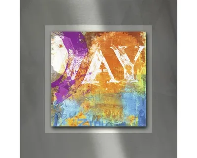 Produktbild von Metallbild Colourmix II 50x50 cm