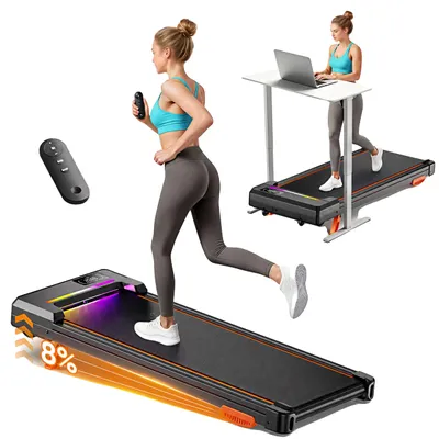 Productafbeelding van Loopband, snelheidsbereik 1-8 km/u, maximaal gebruikersgewicht 135 kg, verstelbare helling: ja, loopbandlengte 80-120 cm, loopbandbreedte 30-50 cm