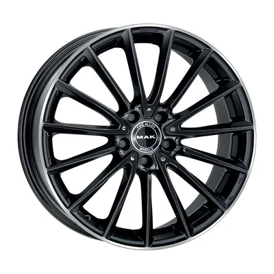 Zdjęcie produktu dla Koło Aluminiowe Mak Komet 10X21 5X112 Et 35 Gloss Black Mirror Ring