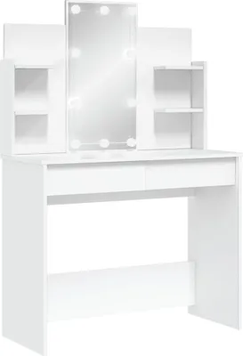 Immagine prodotto di Tavolino con luci LED bianco 96x40x142 cm