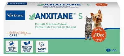Produktbild von Anxitane S 30 Tabletten hilft Hund und Katze ruhig und entspannt zu bleiben