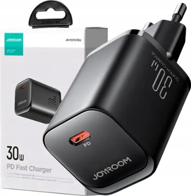 Obrázek produktu pro Joyroom Nabíječka 30W Usb-C Pd/Qc/Afc/Fcp Handy Black