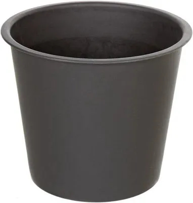Image de Jardinière en plastique, Ø 44 cm, hauteur 38 cm, noire