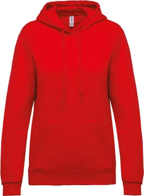 Produktbild von Kariban UNI Hoodie Kapuzenpullover Sweatshirt Sweatjacke Pullover, Größe:XS, Farbe:Rot
