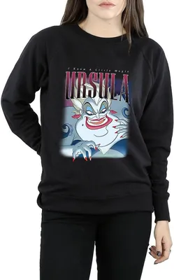 Produktbild von The Little Mermaid - Sweatshirt für Damen BI839 (XL) (Schwarz)