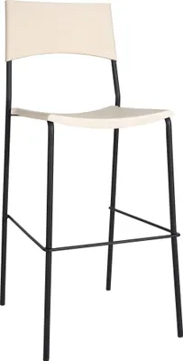 Produktbild von Barhocker HLO-CP65 Schwarz creme
