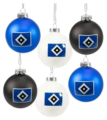 Immagine prodotto di HSV fan merchandising HSV CHRISTBAUMKUGELN 6er senza