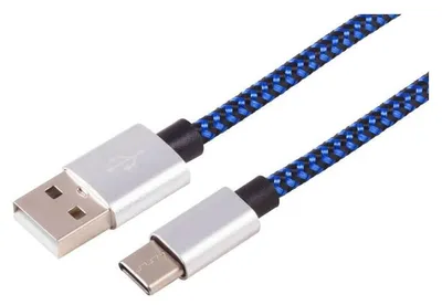Zdjęcie produktu dla S/CONN 14-50024, 2 m, USB A, USB C, USB 2.0, 0,48 Gbit/s, Niebieski