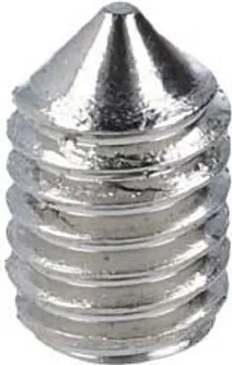 Produktbild von Edelstahl Wurmschraube Madenschraube Kegelkopf-Spitze Tür-Montageschraube DIN 914 M6x9mm