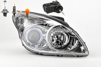 Productafbeelding van Johns, koplamp geschikt voor Hyundai i30, modeljaren 10/2007-06/2010, rechterkant. + actuatormotor