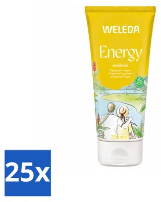 Zdjęcie produktu dla 25 sztuk żelu pod prysznic Weleda Aroma Shower Energy - 200 ml - zestaw ekonomiczny