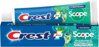 Immagine prodotto di Crest | Dentifricio sbiancante - 153 g - Prevenzione della carie - Rinfrescante - Dentifricio fluorizzato