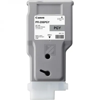 Obrázek produktu pro Canon PFI-206 GY, Šedá, Inkoust na pigmentové bázi, 1 kusů