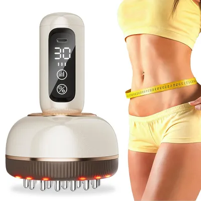 Produktbild von Lymphmassagegerät mit 30 Vibrations- und Heizstufen, Massagekugeln und Mikrostrom zur Entspannung, Durchblutungsförderung und Lymphdrainage