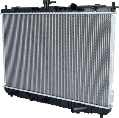Produktbild von Kühler Motorkühlung Kühlrippen gelötet 664 - 430 mm Alu NRF für u.a. KIA CARENS