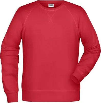 Produktbild von Klassisches Sweatshirt mit Raglanärmeln red, Gr. M