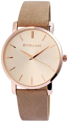Produktbild von Excellanc Damen-Uhr Analog Quarz mit Kunstlederionsband