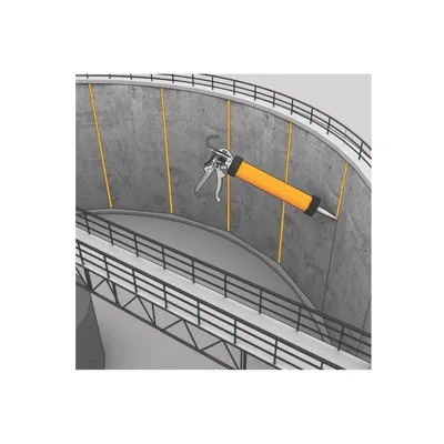 Produktbild von SIKA Sikaflex PRO 3 selbstnivellierender Spachtel - Betongrau - 300ml