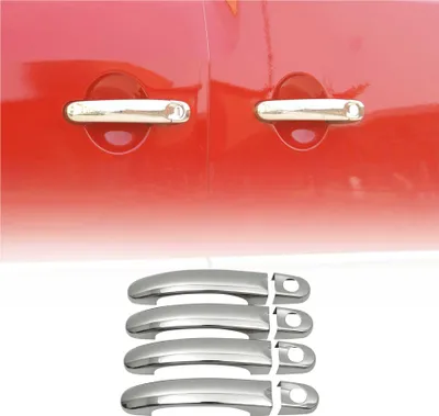 Image de Couverture poignée de porte pour VW Caddy 2015-2020 4 Portes Acier 8Pcs