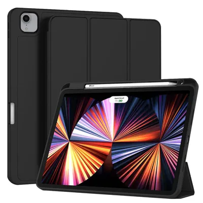 Obrázek produktu pro Techsuit Flex Trifold pouzdro na tablet s držákem na tužku pro Apple iPad Pro 11 2022/2021/2020/2018 - černé