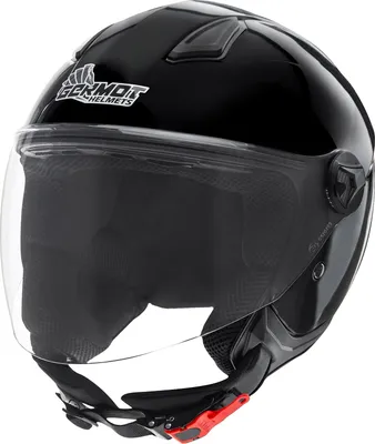 Image de Germot Casque moto GM 196 Jet Casque noir-XS