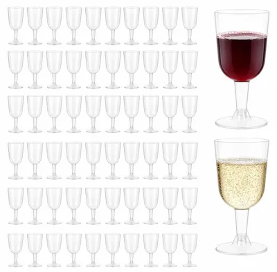 Produktbild von Set aus 96 Plastik-Sektgläsern 175 ml