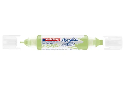 Produktbild von Edding 5400 Acryl 3D Double Liner, Grün, Grün, Weiß, Fein / Extradick, 2 mm, 1 cm, Tinte auf Wasserbasis