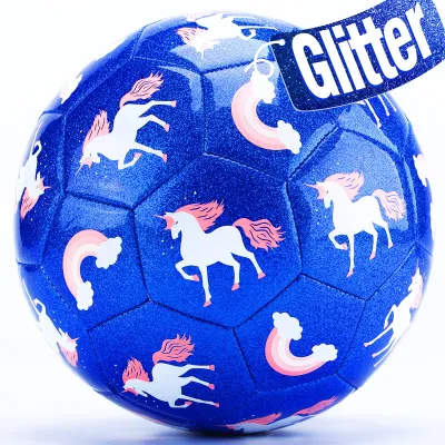 Image de Jouet de football hahaland avec pompe à ballon et filet, nouveau ballon de football pour enfants taille 3, idéal pour l'entraînement en intérieur et en extérieur, cadeau licorne pour garçons et filles de 3, 4, 5, 6, 7 et 8 ans