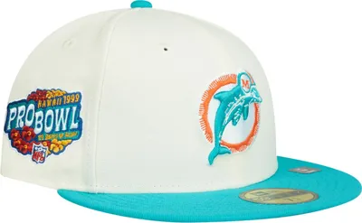 Produktbild von New Era 59Fifty Fitted Cap Throwback Miami Dolphins - 7 1/4