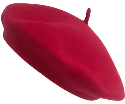 Zdjęcie produktu dla Damski Beret LD - 40292 - Czerwony KP40292