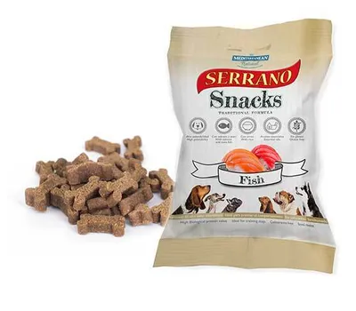 Obrázek produktu pro Serrano Snack for Dog-Salmon&Tuna 100g