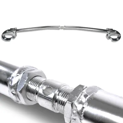 Produktbild von Aluminium Alu Domstrebe BMW E39 6 +8 Zyl. Benziner poliert verstellbar vorne
