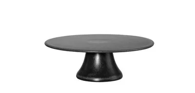 Produktbild von ASA Selection Grande Tortenplatte, Torten Platte, Kuchenplatte, Servierplatte, Steingut, Black Iron, Ø 22.5 cm, 4796174