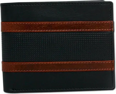 Produktbild von DrachenLeder Herren Portemonnaie, , Brieftasche blau Echtleder D2OPT061B
