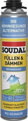 Produktbild von Soudal 1K WohnGesund Füllen & Dämmen B2 Pistole weiß 500 ml