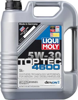 Immagine prodotto di Liqui Moly Top Tec 4600 5W 30 Modern premium smooth-running engine oil 5L