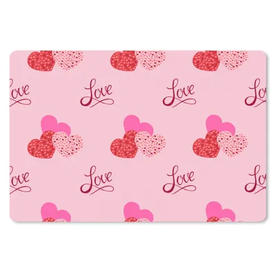 Produktbild von MuchoWow® Schreibtischunterlage Liebe - Design - Liebesgeschenk 60x40 cm - XXL Mauspad - Großes Mauspad