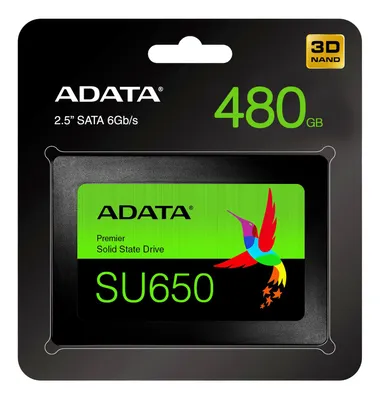 Zdjęcie produktu dla ADATA SU650, 480 GB, 2.5", 520 MB/s, 6 Gbit/s