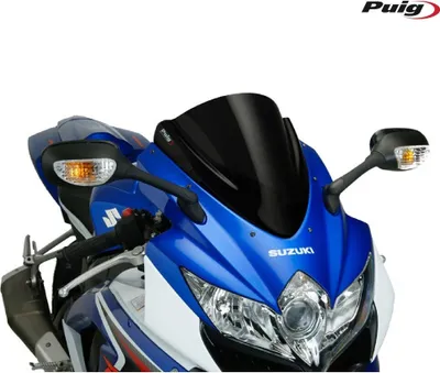 Image de PUIG z-racing écran noir 350x325mm ABE approuvé pour Suzuki