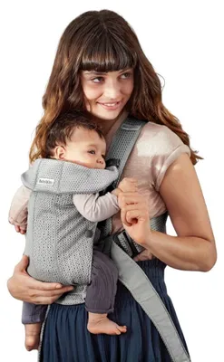 Productafbeelding van Childhome BB021018, Babyrugzakdrager, geschikt voor jongens/meisjes, 11 kg, grijs, katoen, elastaan, polyester