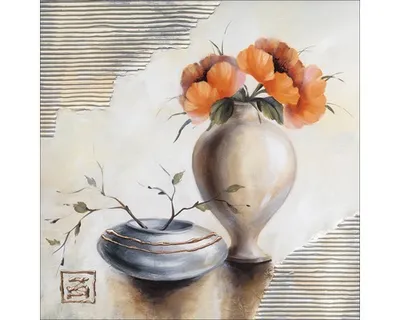 Produktbild von Leinwandbild Stillleben I 27x27 cm
